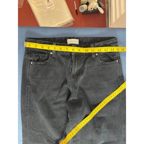 Pacsun Blue Low Rise Baggy Jeans Size 25 Freyed Hem Wide Leg Pre-owned - Picture 8 of 8